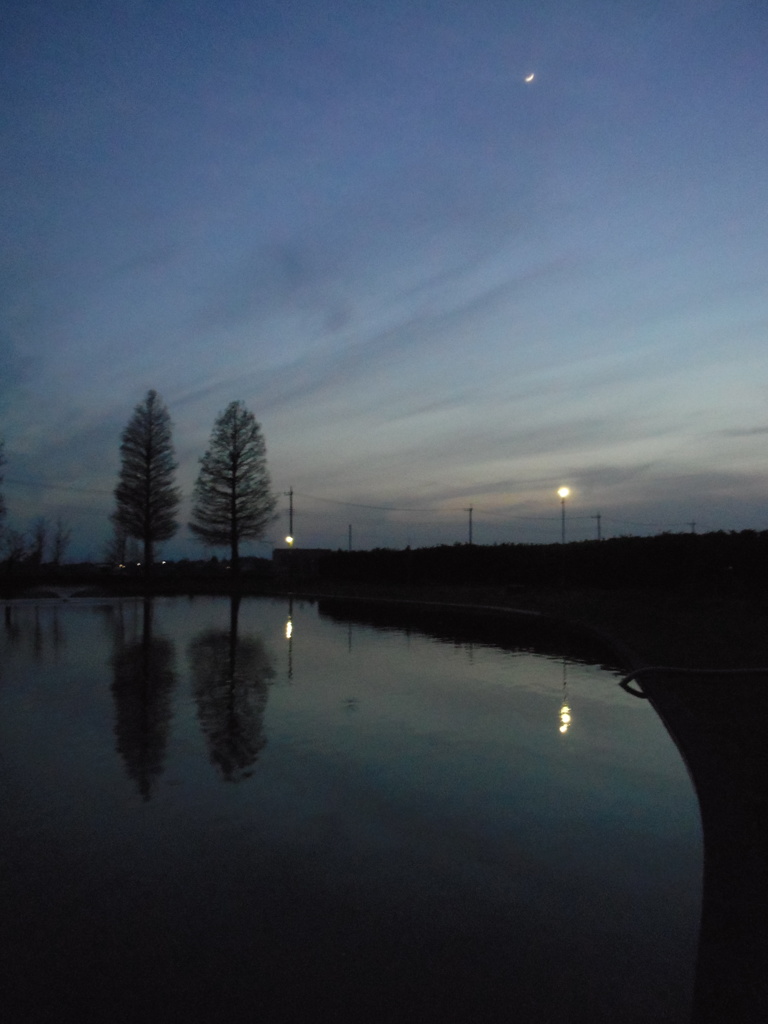 2016/04/10_川里中央公園の夕暮れ