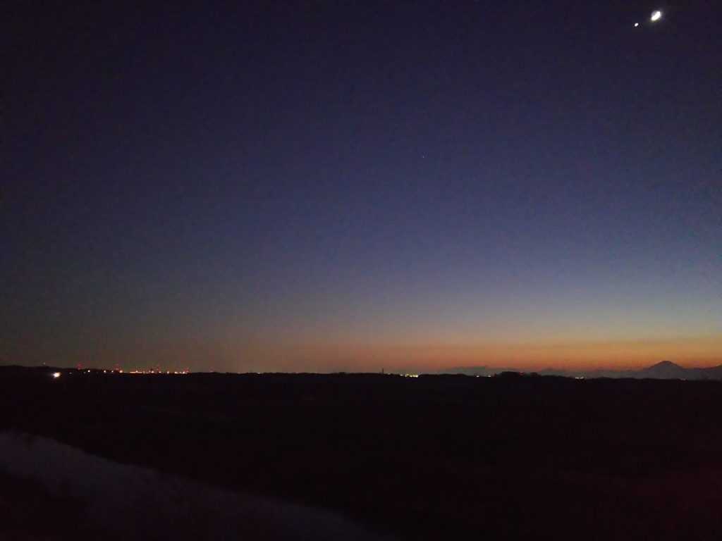 2017/01/02_荒川の夕暮れ