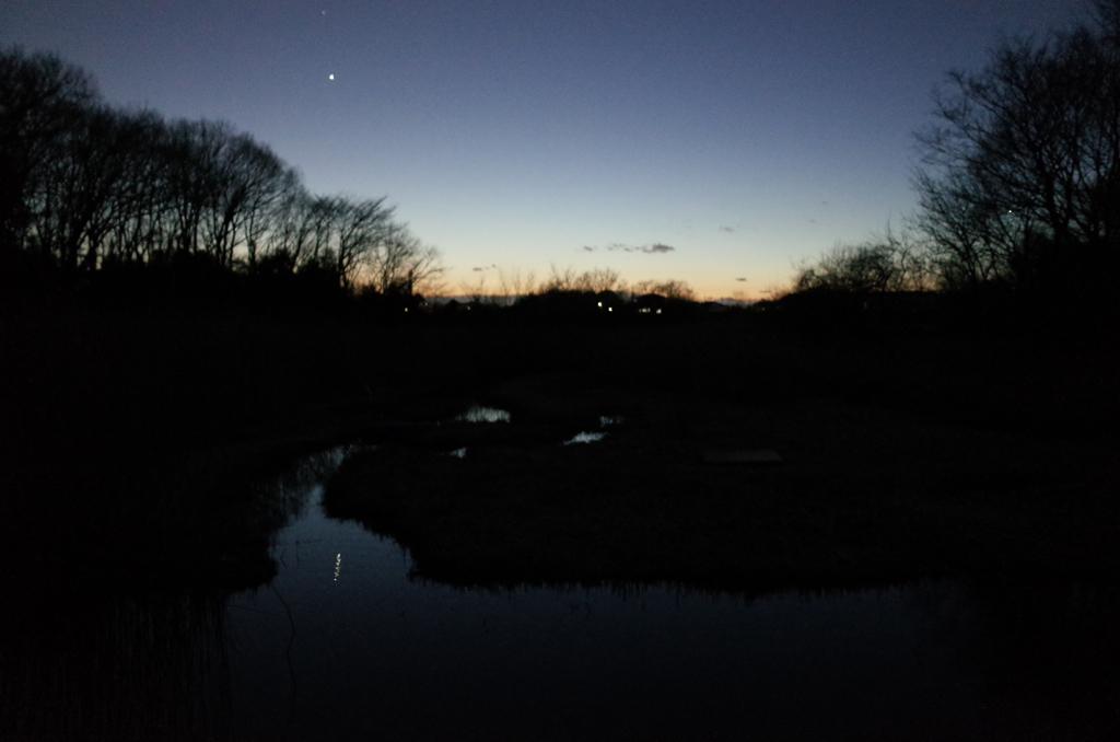 2015/02/14_夕暮れの秋葉の森総合公園