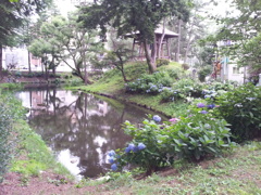 2016/07/16_盛岡城跡公園（岩手公園）鶴ケ池と時鐘