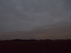 2017/02/05_曇天の夕暮れ