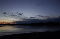 2015/01/02_伊佐沼の夕暮れ