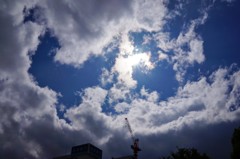 大通公園の空