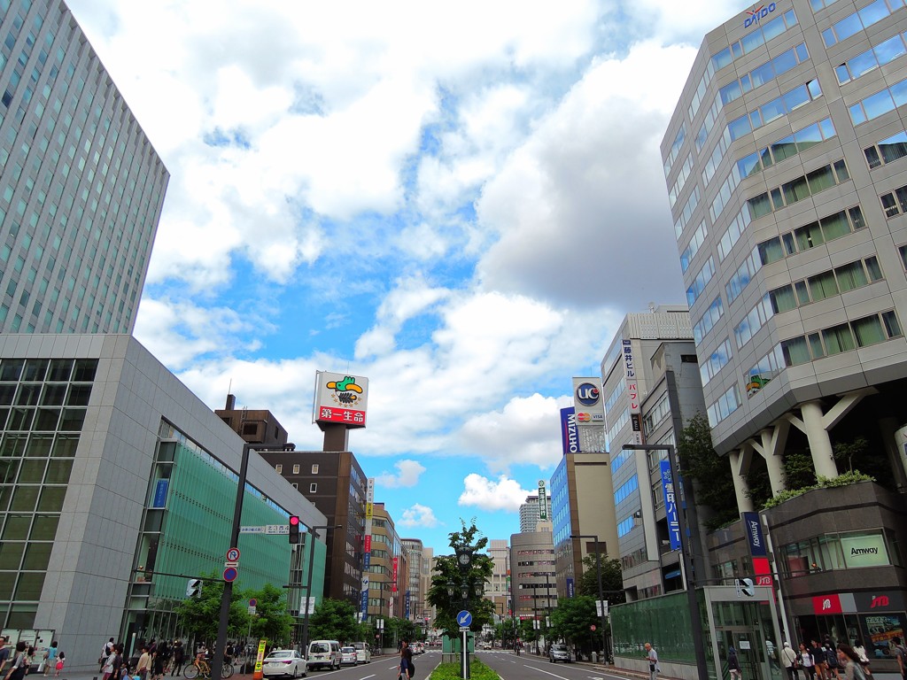 札幌駅南口方面