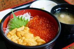 ウニいくら丼＠みさき