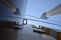 with buildings