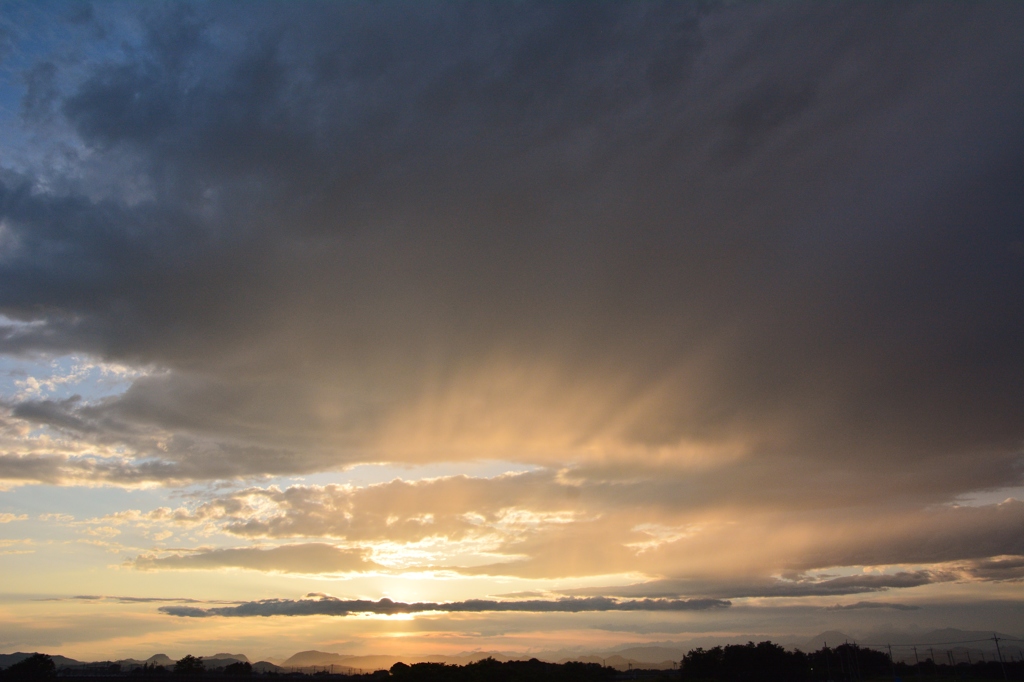 思川夕景3