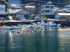 朝の漁港