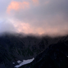 立山連峰の朝**