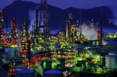 東燃ゼネラル工場の夜景
