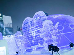 さっぽろ雪まつりにて