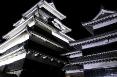 夜の松本城2