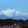 朝の後立山連峰