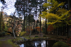 牛伏寺の紅葉２