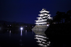 夜の松本城1