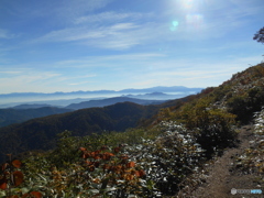 秋の朝日連峰山行-1