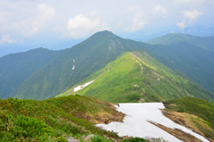 朝日連峰山行-8