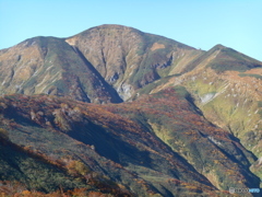 秋の朝日連峰山行-4