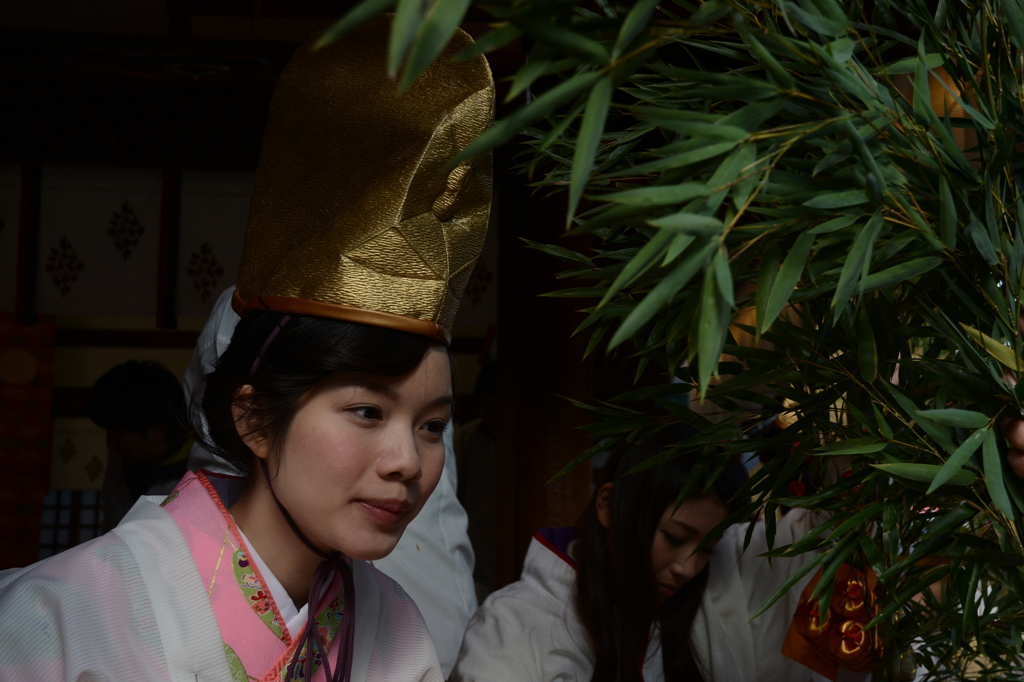 商売繁盛で笹持って来い♪