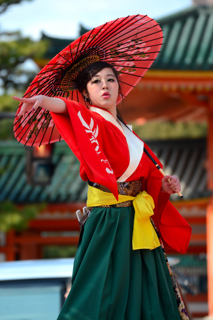 京都さくらよさこい　バサラ風流倭尽心舞さん