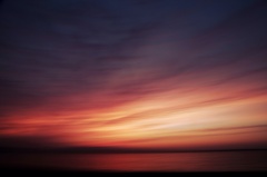 夕日