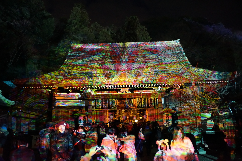 嵐山花灯路　法輪寺