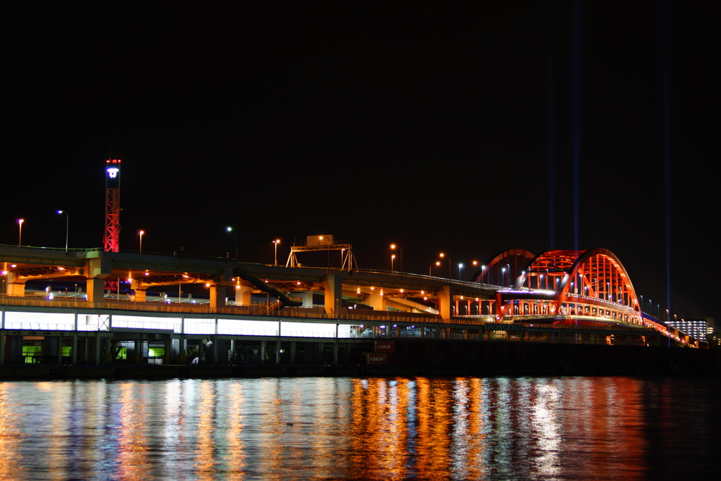 神戸の港夜景