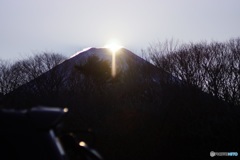 迎春　ダイアモンド富士