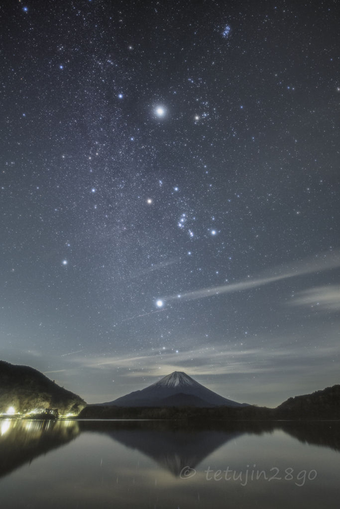 立ち昇る冬の星座