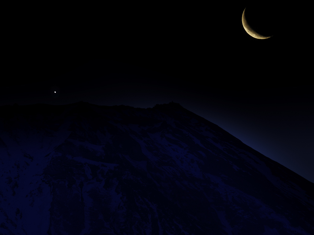 金星と月　月齢26.2