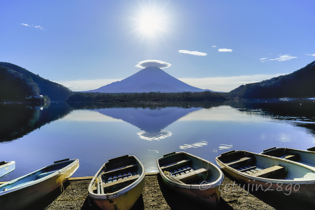 陽は頂上に
