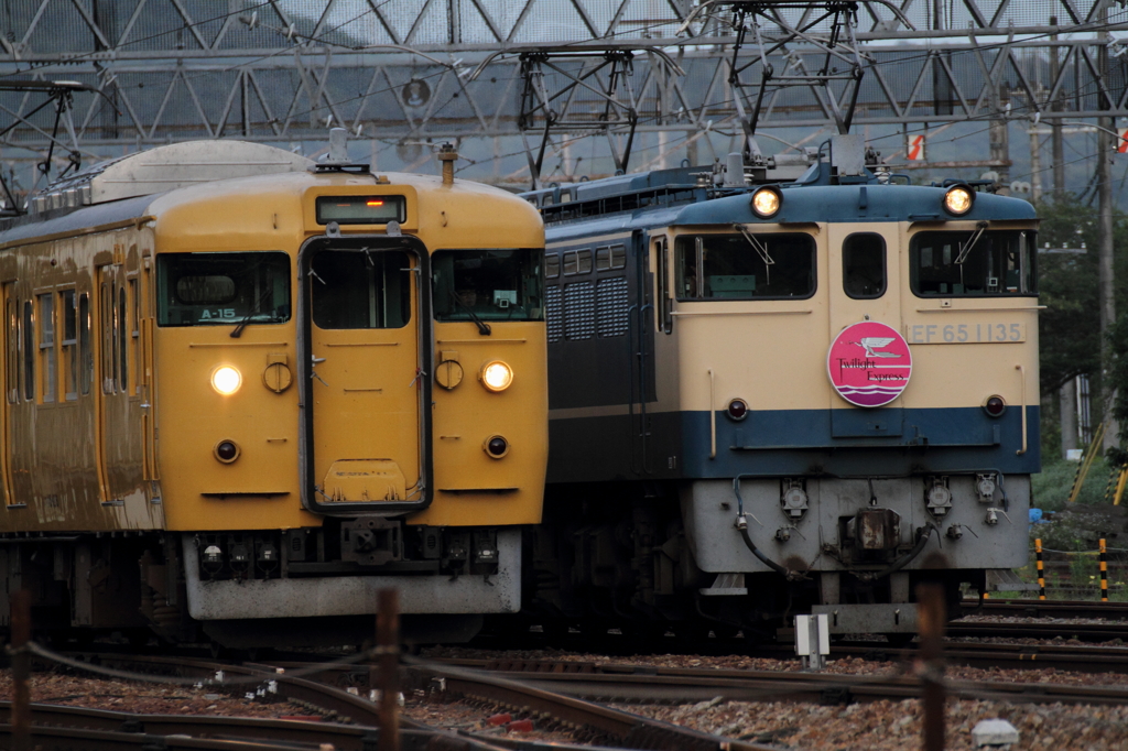 トワイライトエクスプレス+岡山行在来線