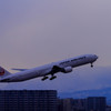 JAPAN AIRLINESの飛び立ち