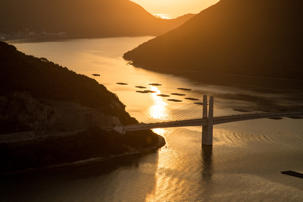 備前♡日生大橋の朝景