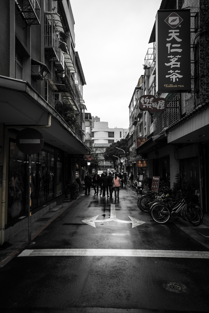 雨の台北