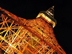 ライトアップ東京タワー