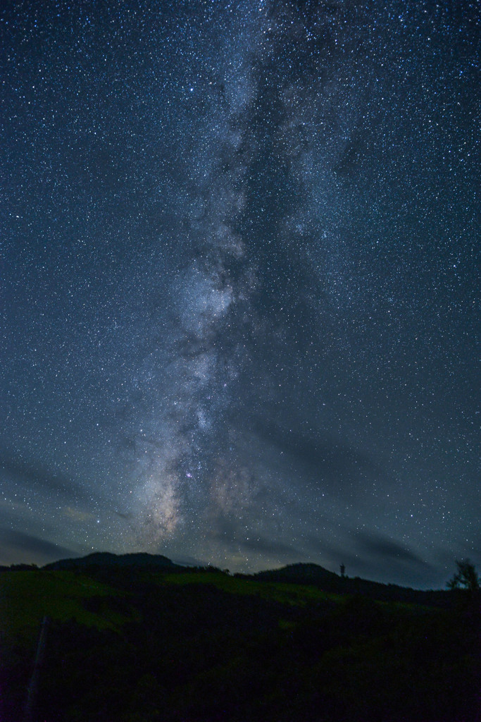   end of the summer milky way 