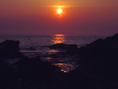 城ヶ島の日没