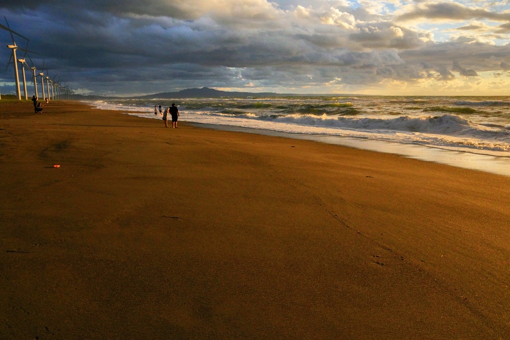 日本海の夕暮れ