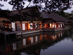 養浩館庭園　夕暮れ