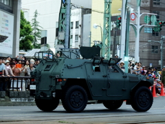 福井市　自衛隊パレード　2014　軽装甲車