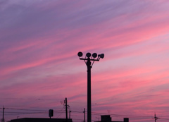 普通の夕日