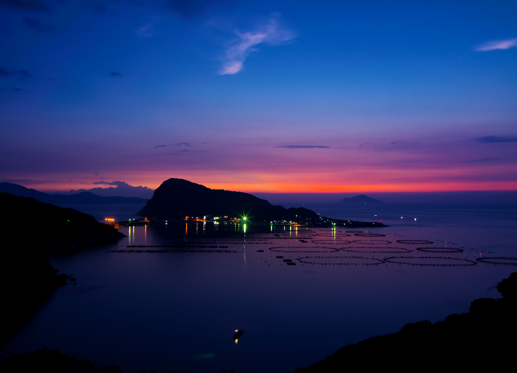 日没後の柏島