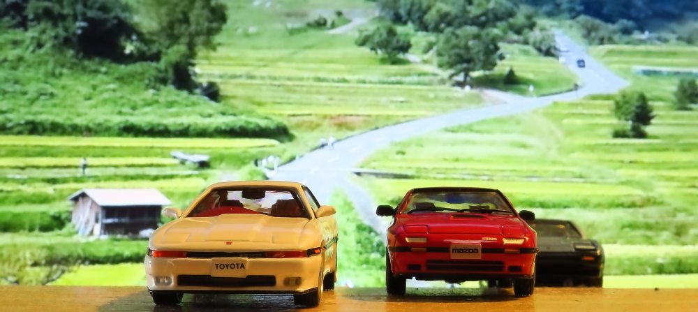 L)スープラ2.5GT(A70）C)RX-7(FD）Ｒ)フェアレディＺ(Z31）