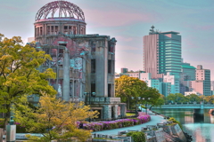 今朝のドーム（HDR)
