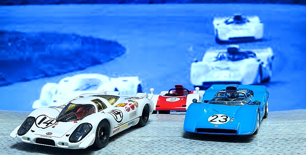 1969年第4回日本GP　ポルシェ917　日産R382　トヨタ7
