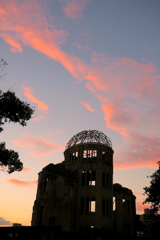 西の空