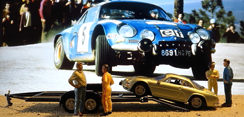 WRC参戦のアルピーヌルノーA110 