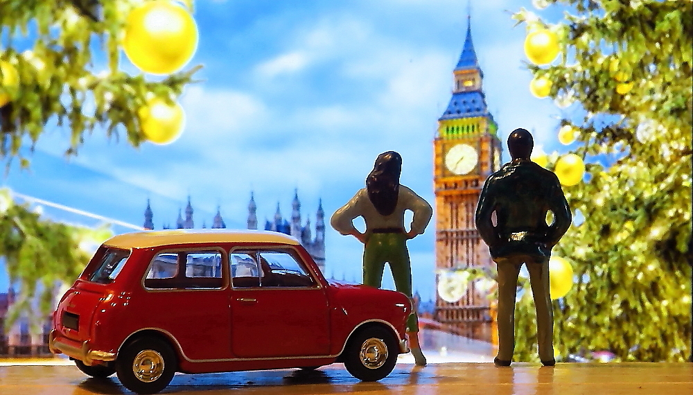 冬空のビッグベン　クーパS　1/64