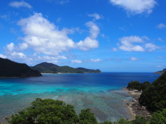 青い空と青い海